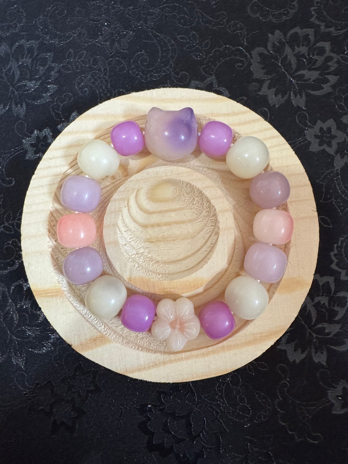 Bodhi Kitty Smelling the Flower