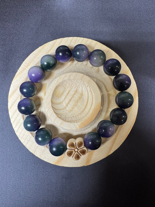 Bodhi Purple Night with Flower