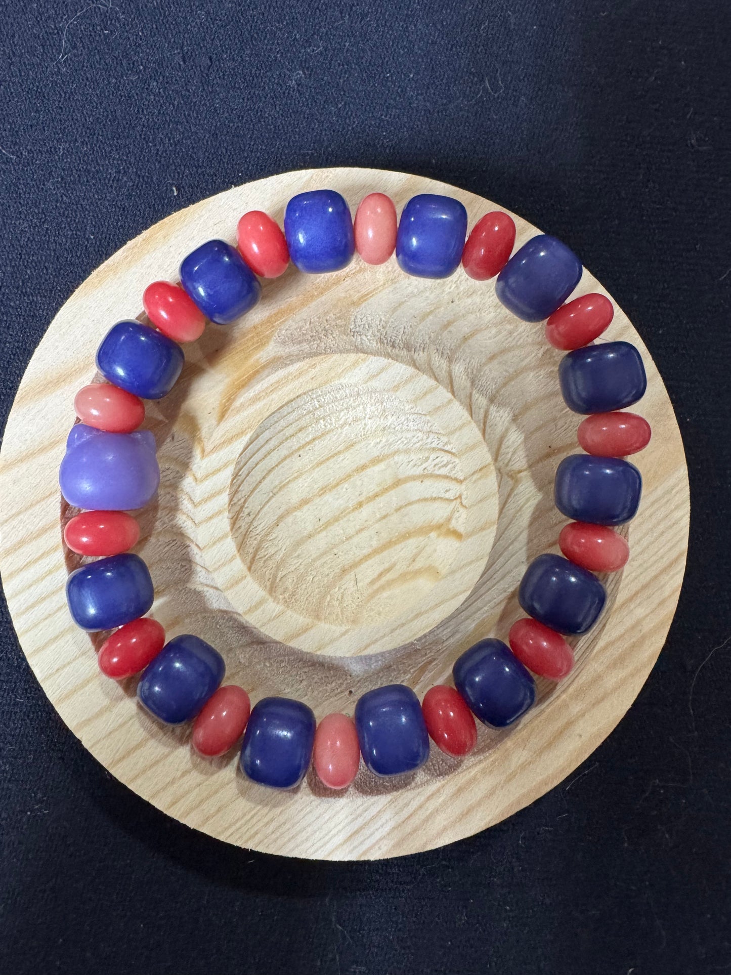 Bodhi Peachy Cobble Stone and Royal Blue Cat