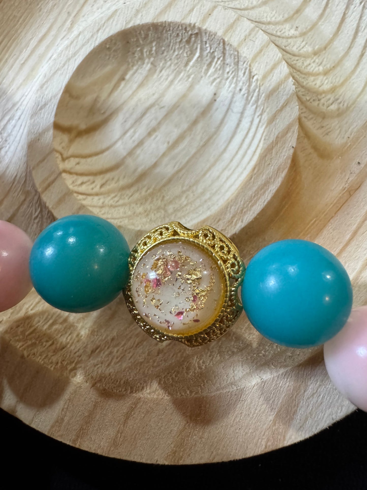Bodhi Teal and Pink with Gem