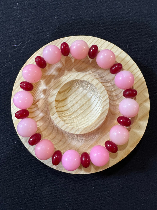 Bodhi Pink with Cobble Stone Red