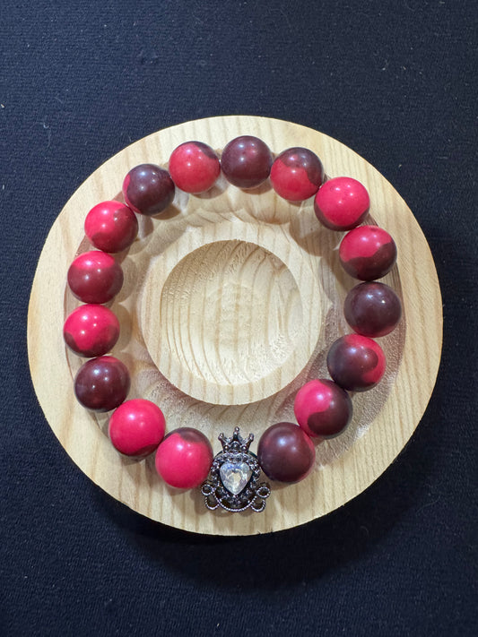 Bodhi Black Pink with Charm Bracelet